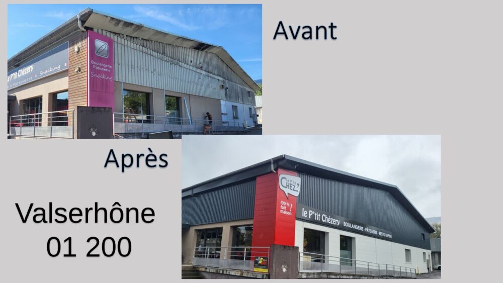 Rénovation de façade par bardage métallique