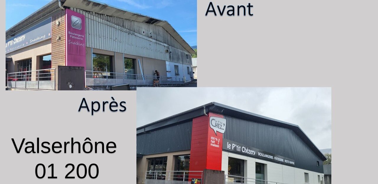 Rénovation de façade par bardage métallique