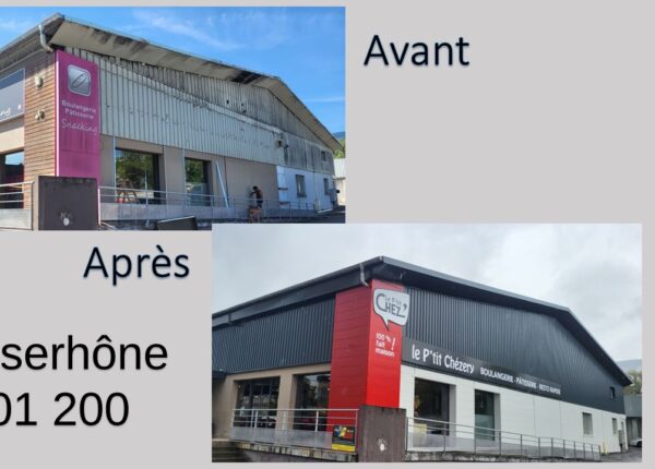 Rénovation de façade par bardage métallique